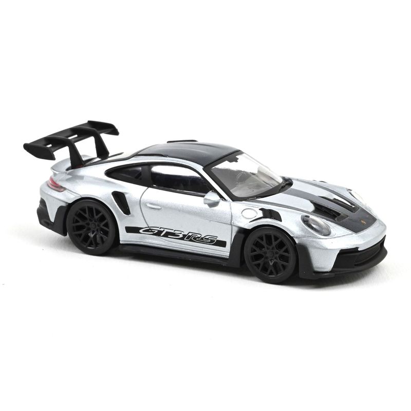 Norev 750049 2022 Porsche 911 GT3 RS - Silver With Black Stickers 1:43 Scale Diecast Model
