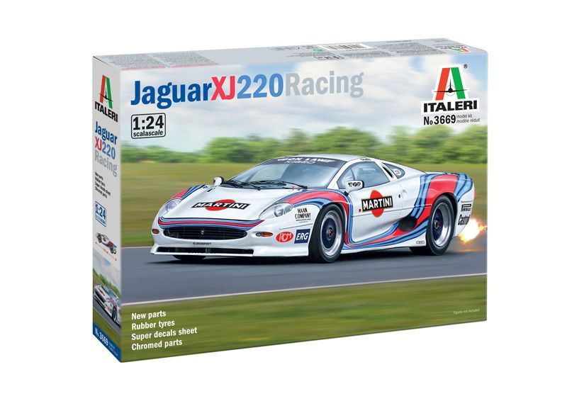 Italeri 3669 Jaguar XJ220 Racing 1:24 Scale Plastic Model Kit