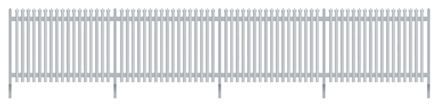 Wills Modern SSM317 Modern Palisade Fencing Kit OO/HO Gauge
