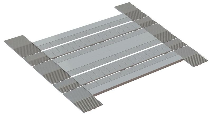Wills Modern SSM319 Modern Level Crossing Road Bed Single on Double Track Kit OO/HO Gauge