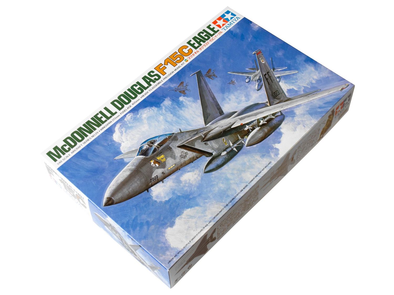 Tamiya 61029 McDonnell Douglas F-15C Eagle 1:48 Scale Plastic Model Kit