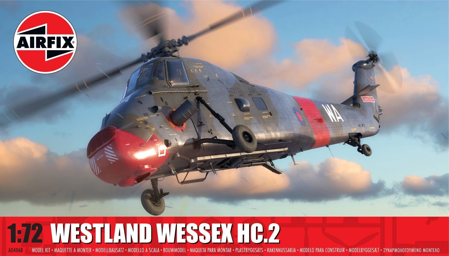 Airfix A04068 Westland Wessex HC.2 1:72 Scale Plastic Model Kit