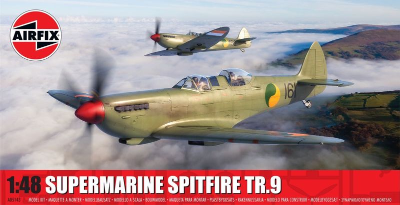 Airfix A05143 Supermarine Spitfire Tr.9 1:48 Scale Plastic Model Kit