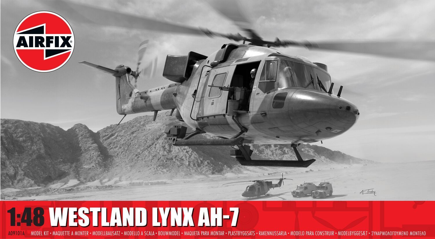 Airfix A09101A Westland Lynx AH-7 1:48 Scale Plastic Model Kit