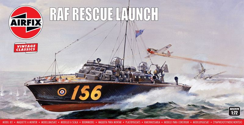 Airfix A05281V RAF Rescue Launch 1:72 Scale Plastic Model Kit