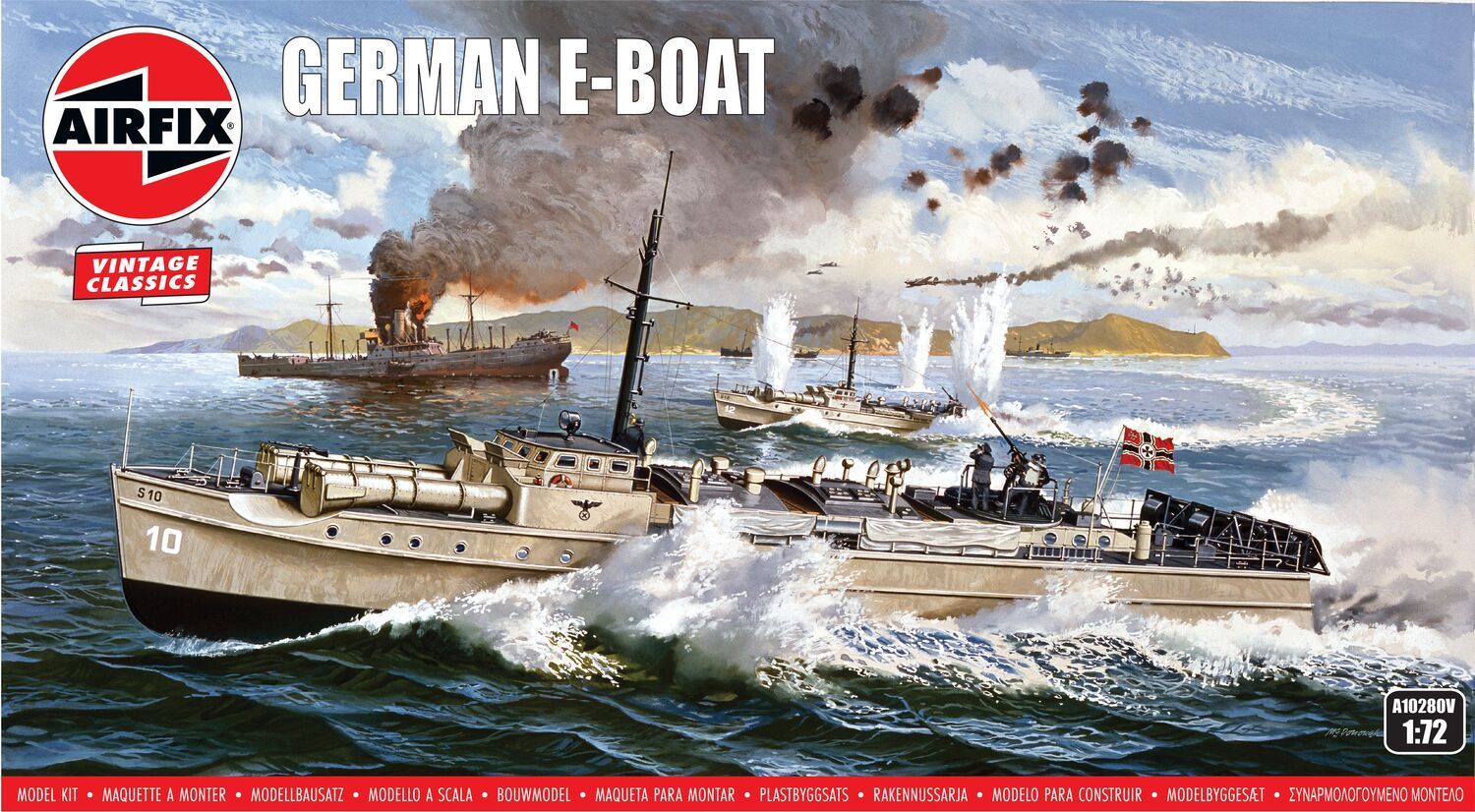 Airfix A10280V German E-Boat 1:72 Scale Plastic Model Kit