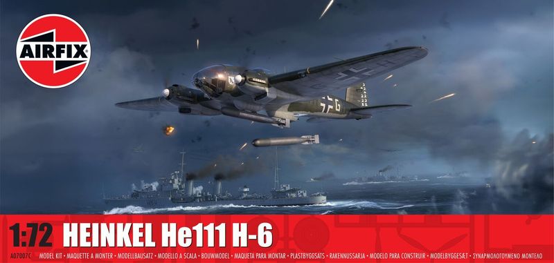 Airfix A07007C Heinkel He111 H-6 1:72 Scale Plastic Model Kit