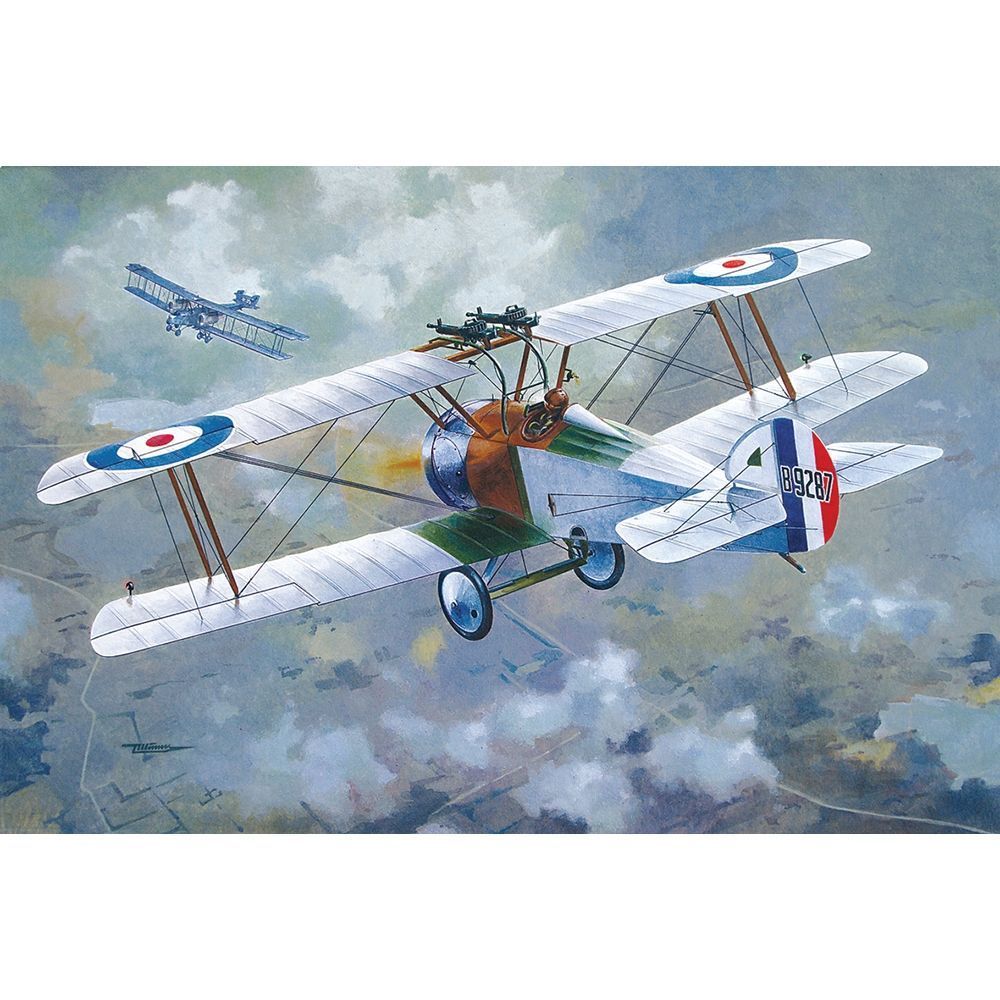 Roden 051 British Royal Air Force Sopwith Comic WWI Fighter Aircraft 1:72 Scale Plastic Model Kit