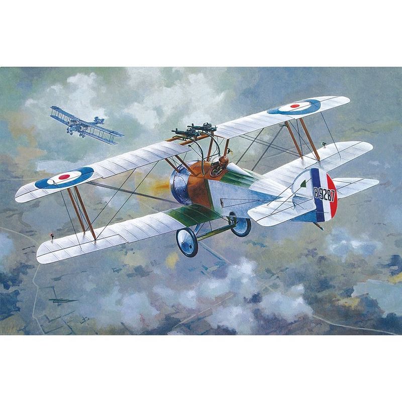 Roden 051 British Royal Air Force Sopwith Comic WWI Fighter Aircraft 1:72 Scale Plastic Model Kit
