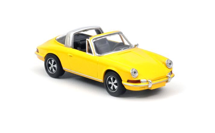 Norev 750042 1969 Porsche 911 Targa - Signal Yellow 1:43 Scale Diecast Model