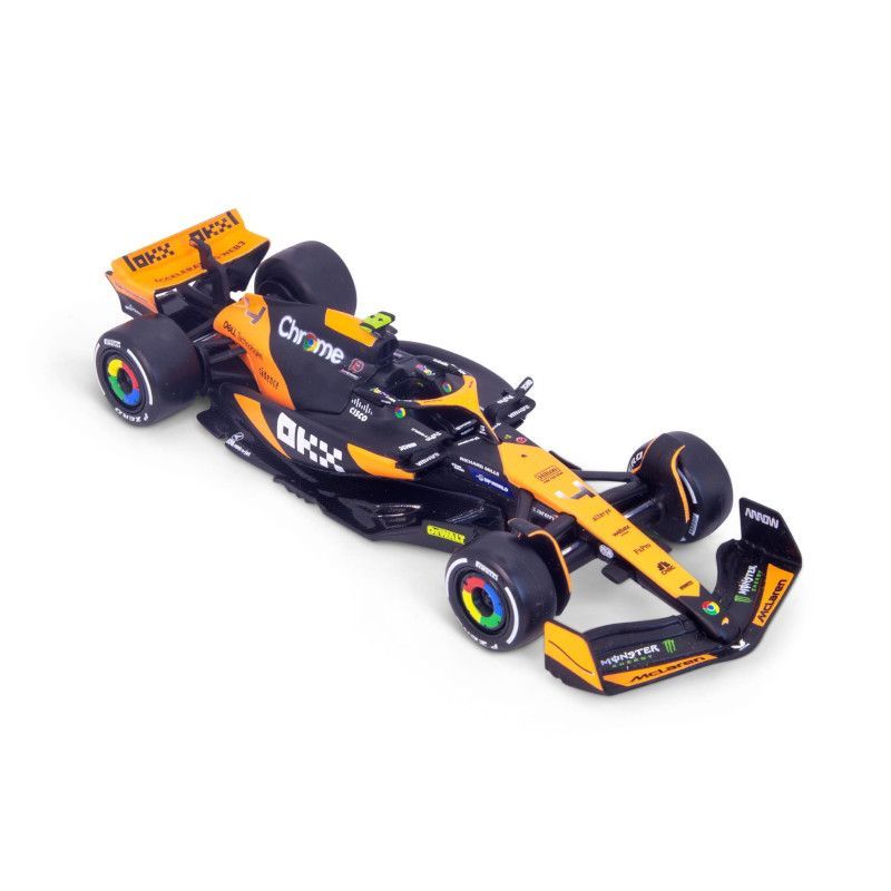 Bburago 18-38177N F1 2024 Mclaren MCL61 #4 Lando Norris 1:43 Scale Diecast Model