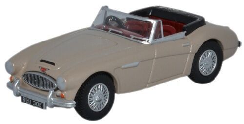 Oxford Diecast Austin Healey 3000 Metallic Golden Beige (76AH3005) 1:76 (OO) Scale Model