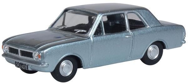 Oxford Diecast Ford Cortina MkII Blue Mink (76COR2009) 1:76 (OO) Scale Model