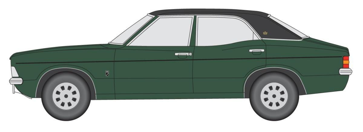 Oxford Diecast Ford Cortina MkIII Evergreen (76COR3010) 1:76 (OO) Scale Model