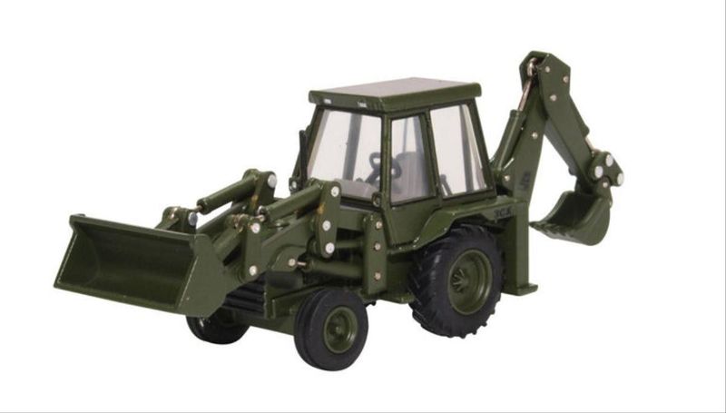 Oxford Diecast JCB 3CX (1980s) Army (763CX002) 1:76 (OO) Scale Model