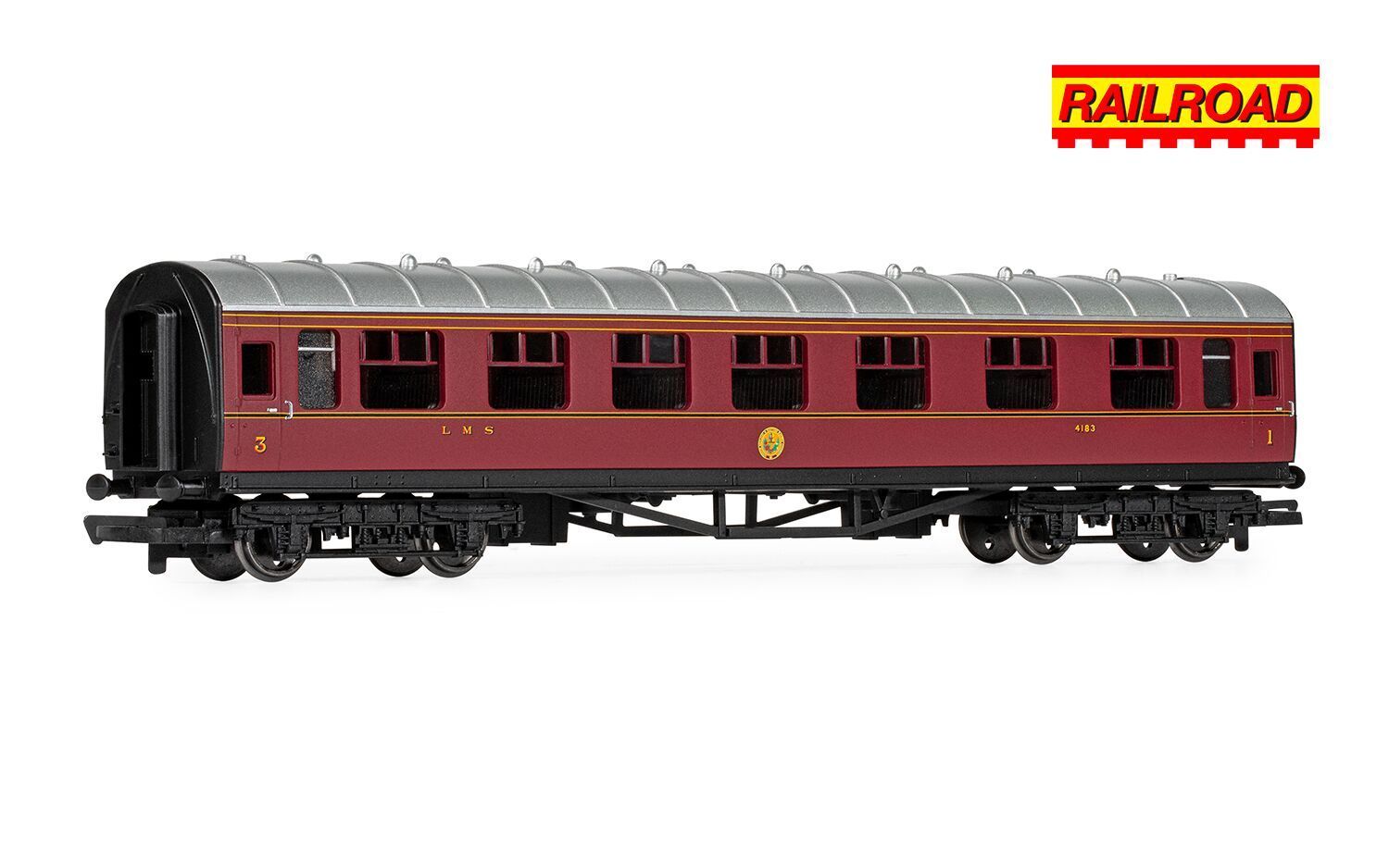 Hornby R4388 RailRoad: LMS - 4183 Composite Coach Era 3