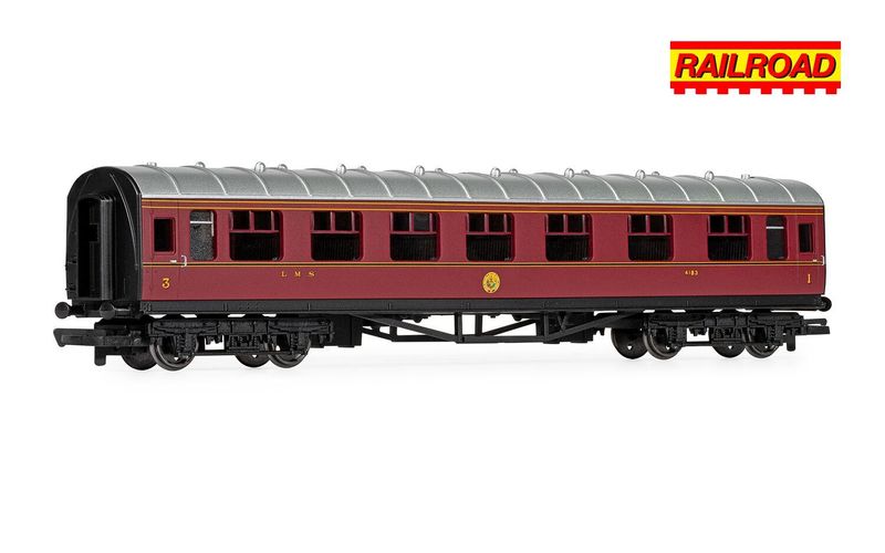 Hornby R4388 RailRoad: LMS - 4183 Composite Coach Era 3
