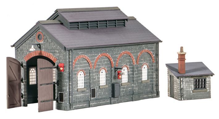 Ratio 522 Engine Shed and Hut Kit OO/HO Gauge
