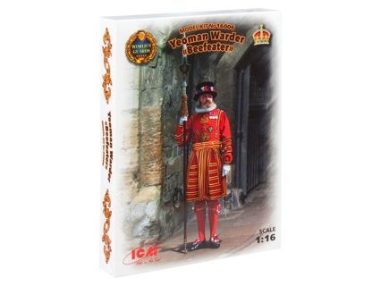 ICM 16006 Yeoman Warder “Beefeater” 1:16 Figure 1:16 Scale Plastic Model Kit