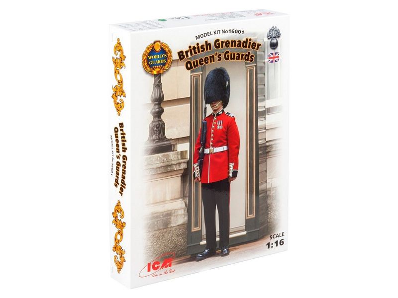 ICM 16001 British Grenadier Queen’s Guards Figure 1:16 Scale Plastic Model Kit