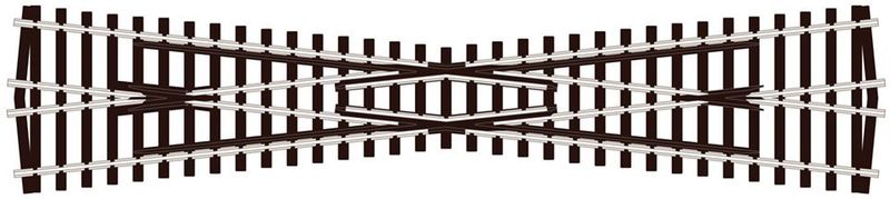 Peco SL-94 Crossing, Long (Insulfrog) Code 100 OO/HO Gauge