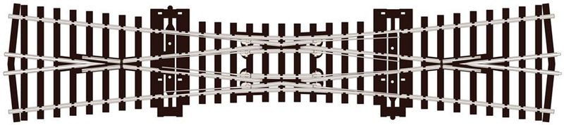 Peco SL-E190 Crossing, Double Slip Code 75 OO/HO Gauge