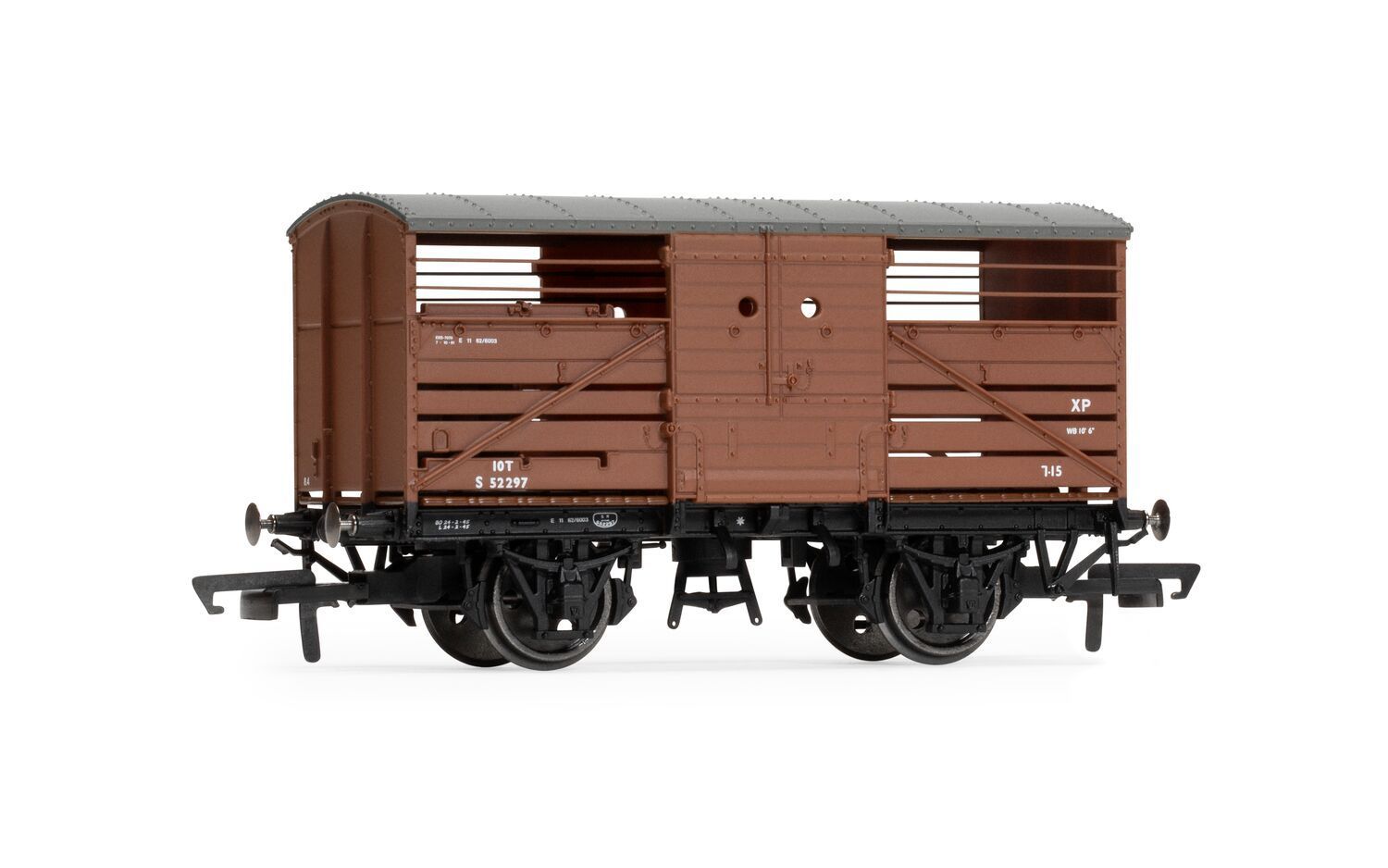 Hornby R60288 BR - Ex SR - 52297 - Cattle Wagon Freight Wagons Era 4