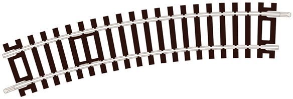 Peco ST-220 Standard Curve, 1st Radius Code 100 OO/HO Gauge