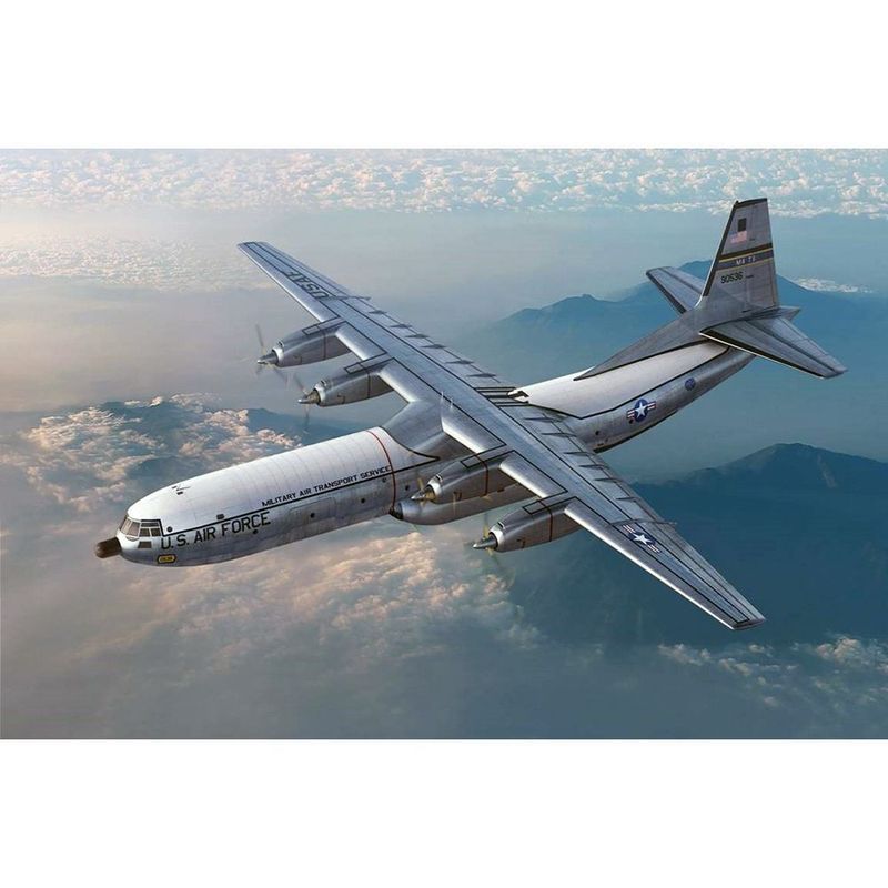 Roden 335 US Air Force C-133B Cargomaster Military Transport Aircraft 1:144 Scale Plastic Model Kit