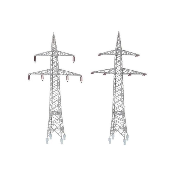 Faller 130898 Electricity Pylons x2 Kit HO Scale