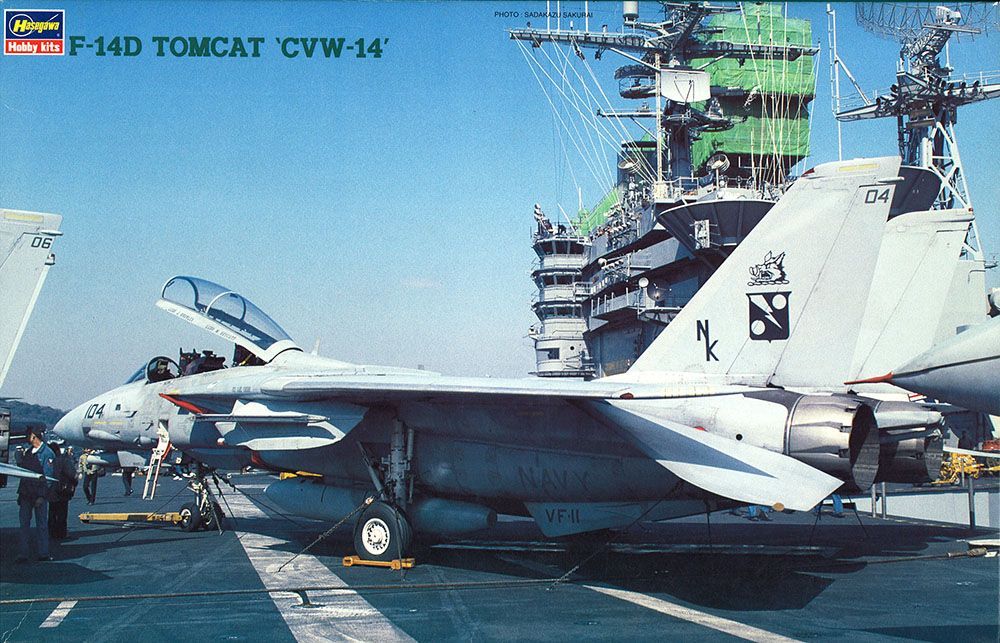 Hasegawa HAPT12 F-14D Super Tomcat CVW-4 1:48 Scale Plastic Model Kit
