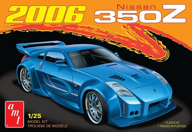 AMT 1220M 2006 Nissan 350Z Car 1:25 Scale Plastic Model Kit