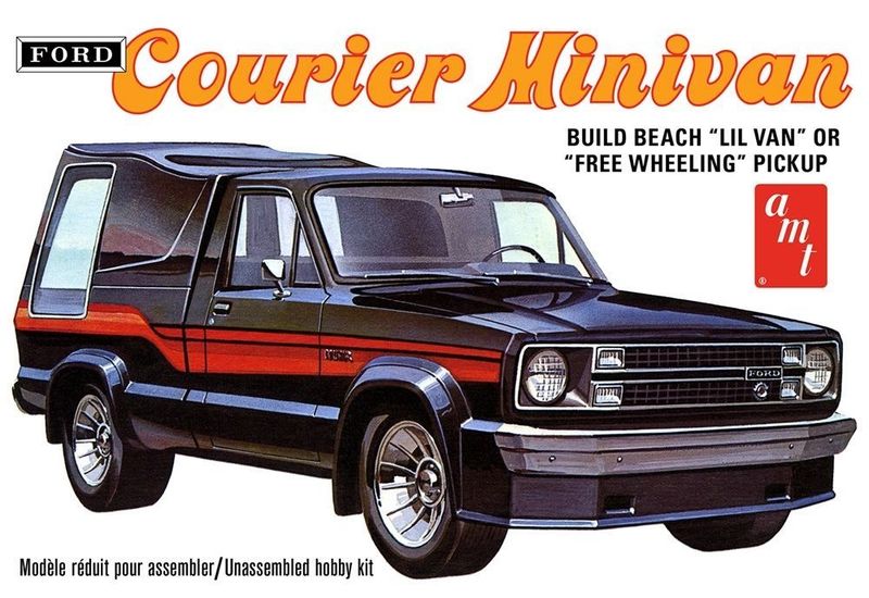 AMT 1210M 1978 Ford Courier Minivan 1:25 Scale Plastic Model Kit