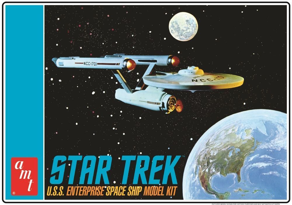 AMT 1296 Star Trek The Original Series U.S.S. Enterprise 1:650 Scale Plastic Model Kit
