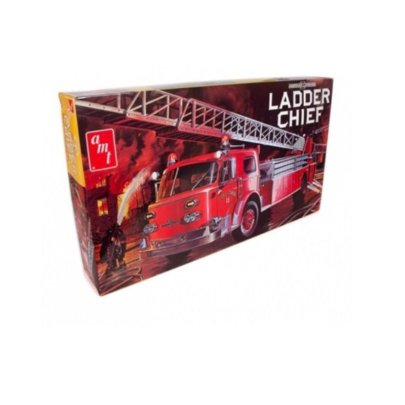 AMT 1204 American La France Ladder Chief Fire Engine 1:25 Scale Plastic Model Kit
