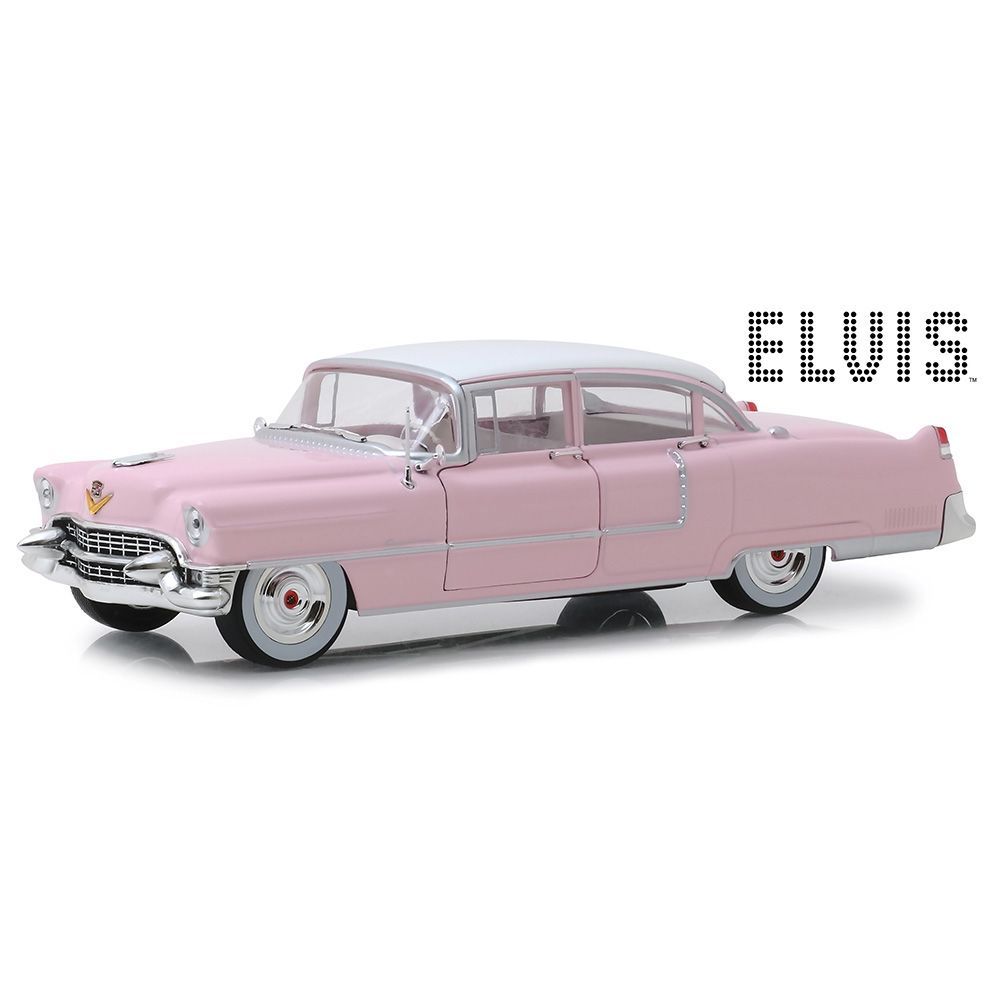 Greenlight 84092 Elvis Presley 1955 Pink Cadillac - Fleetwood Series 60 1:24 Scale Diecast Model