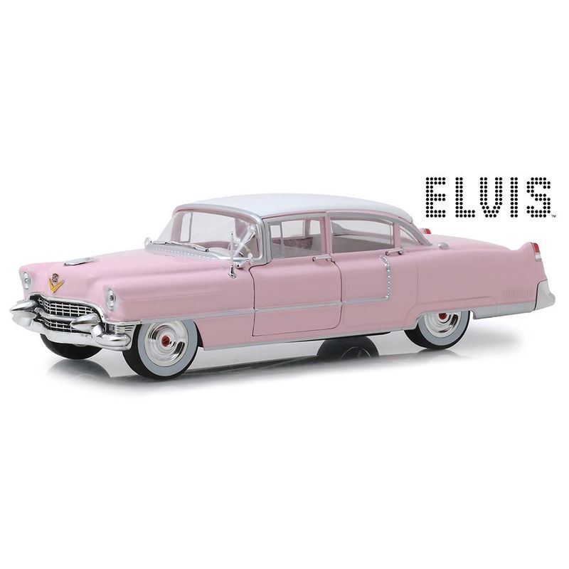 Greenlight 84092 Elvis Presley 1955 Pink Cadillac - Fleetwood Series 60 1:24 Scale Diecast Model
