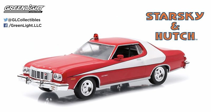 Greenlight 86442 Starsky & Hutch (1975-79 TV Series) 1976 Ford Gran Torino 1:43 Scale Diecast Model