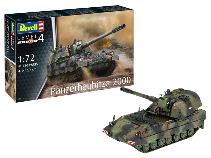Revell 03347 Panzerhaubitze 2000 1:72 Scale Plastic Model Kit