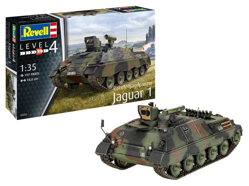 Revell 03353 Raketenjagdpanzer Jaguar 1 1:35 Scale Plastic Model Kit