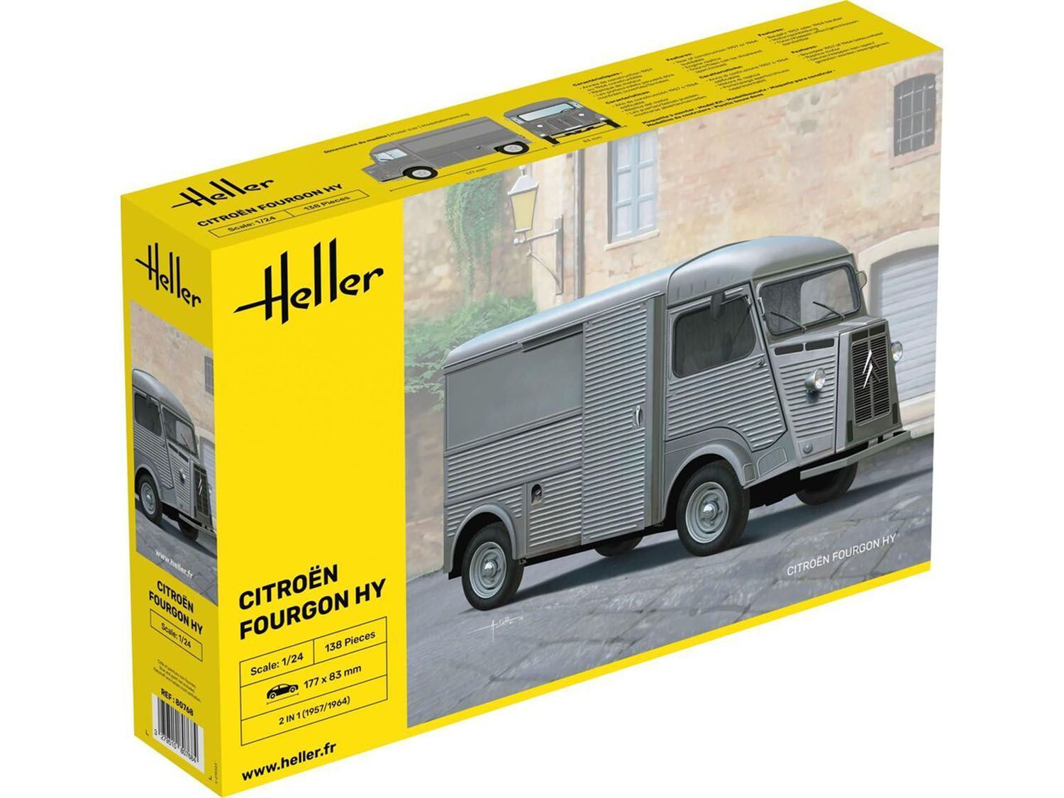 Heller 80768 Citroen Fourgon HY 1:24 Scale Plastic Model Kit