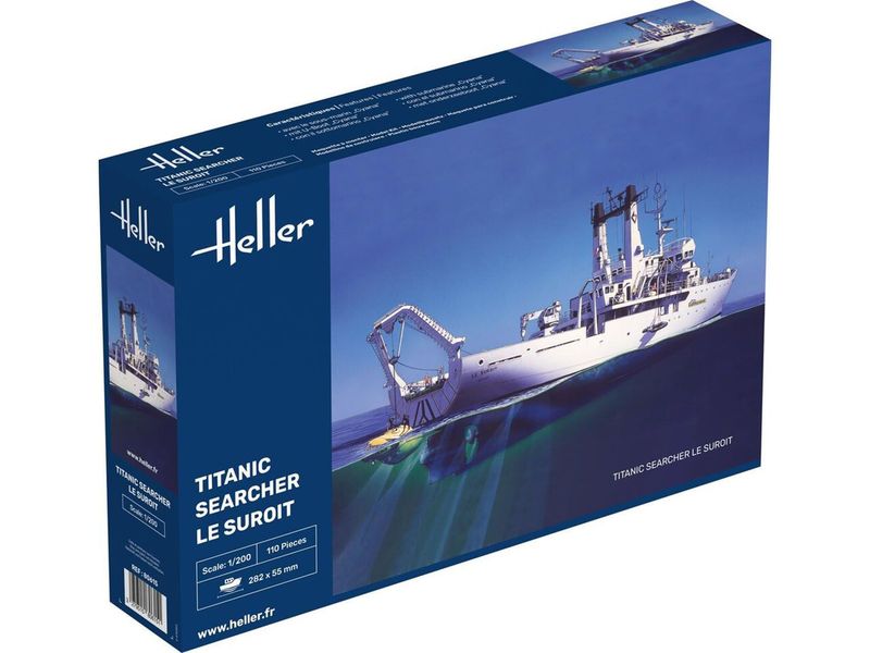 Heller 80615 Le Suroit Titanic Searcher 1:200 Scale Plastic Model Kit