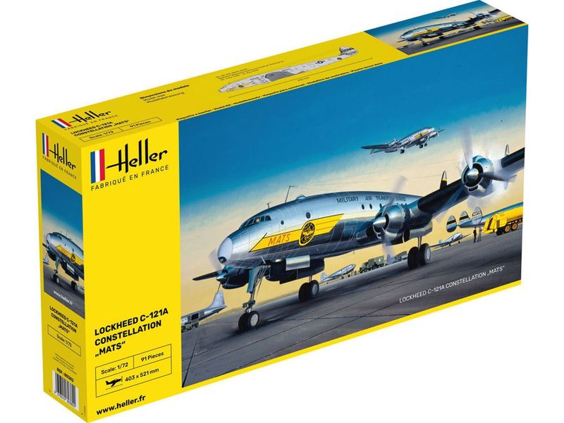Heller 80382 US Lockheed C-121A Constellation MATS 1:72 Scale Plastic Model Kit