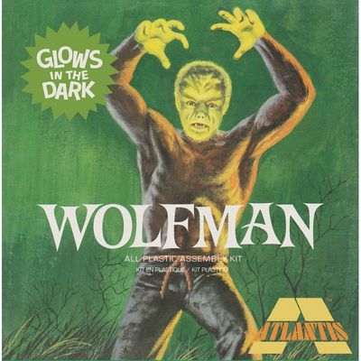 Atlantis AMCA450 The Wolfman Glow In The Dark 1:8 Scale Plastic Model Kit