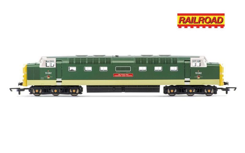 Hornby R30438 RailRoad: Class 55 (Deltic) - BR - 55002 'The Kings own Yorkshire Light Infantry'- Era 6