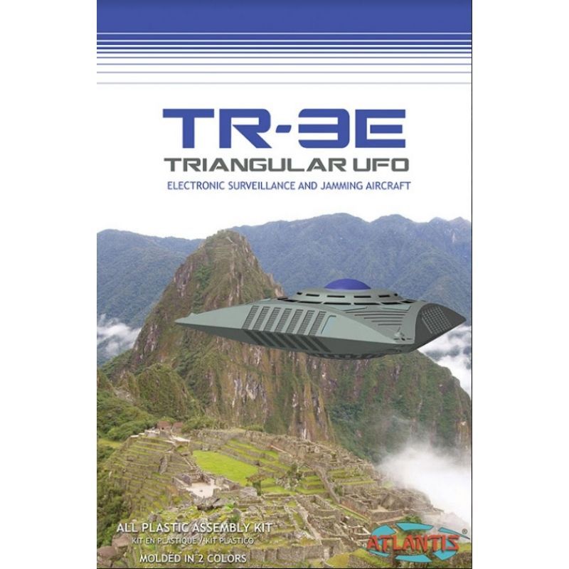 Atlantis AMC1011 TR-3E Triangular UFO Plastic Model Kit
