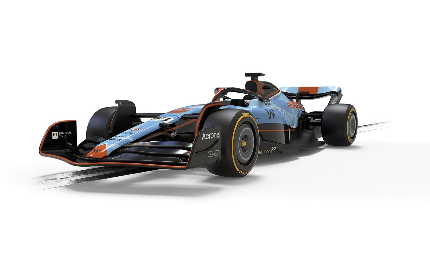 Scalextric C4559 Williams FW45 - Alex Albon - Gulf Edition Slot Car
