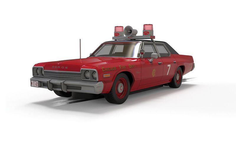 Scalextric C4408 Dodge Monaco - Chicago Fire Department Slot Car