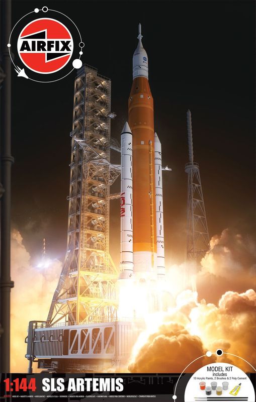 Airfix A50202 SLS Artemis Gift Set 1:144 Scale Plastic Model Kit