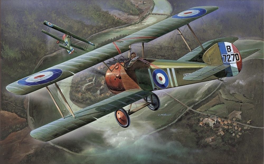 Academy 12109 British Sopwith Camel F.1 Fighter Aircraft 1:32 Scale Plastic Model Kit